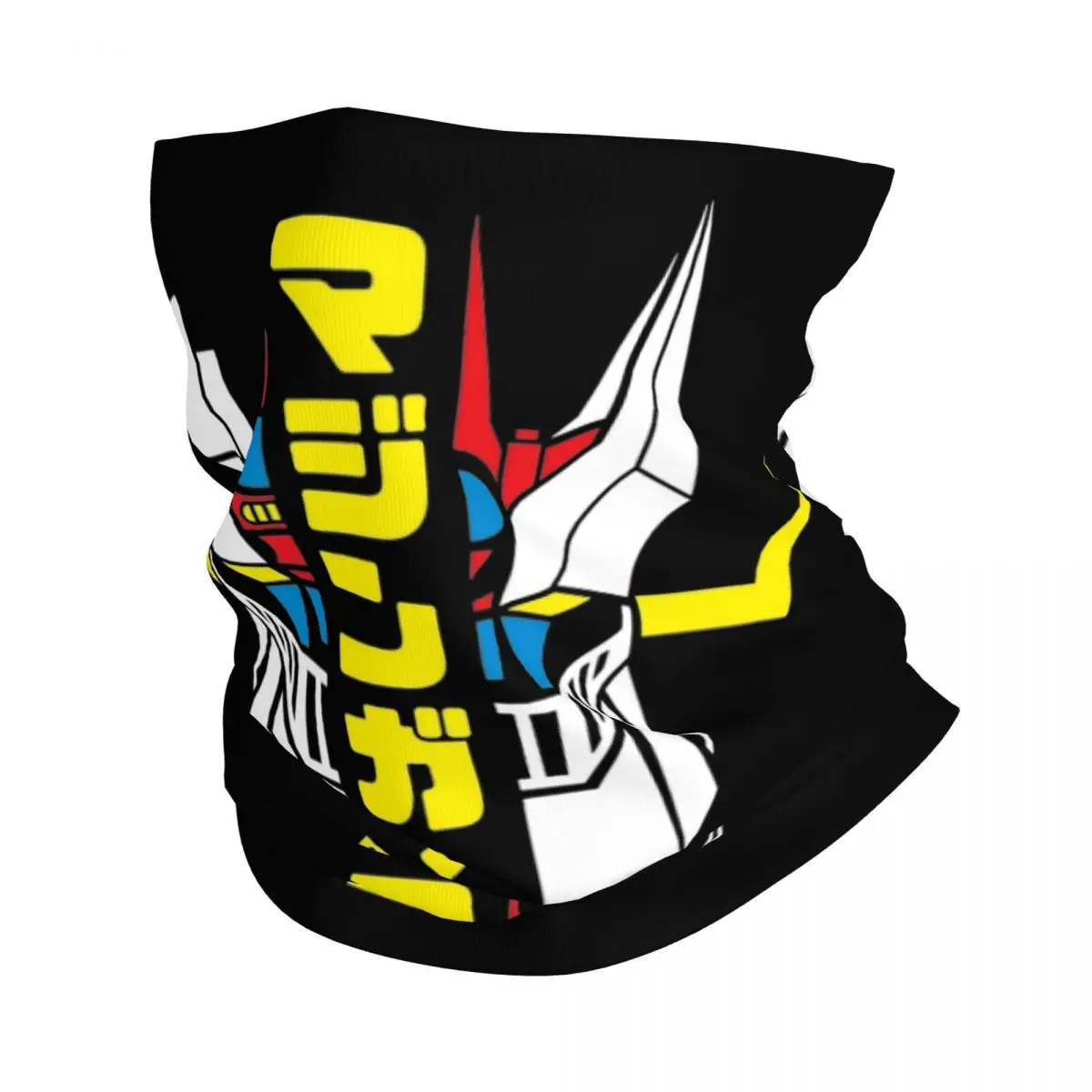 Great Mazinger Z Anime Bandana Neck Gaiter Printed Face Scarf Multi-use Balaclava Hiking Unisex Adult Breathable