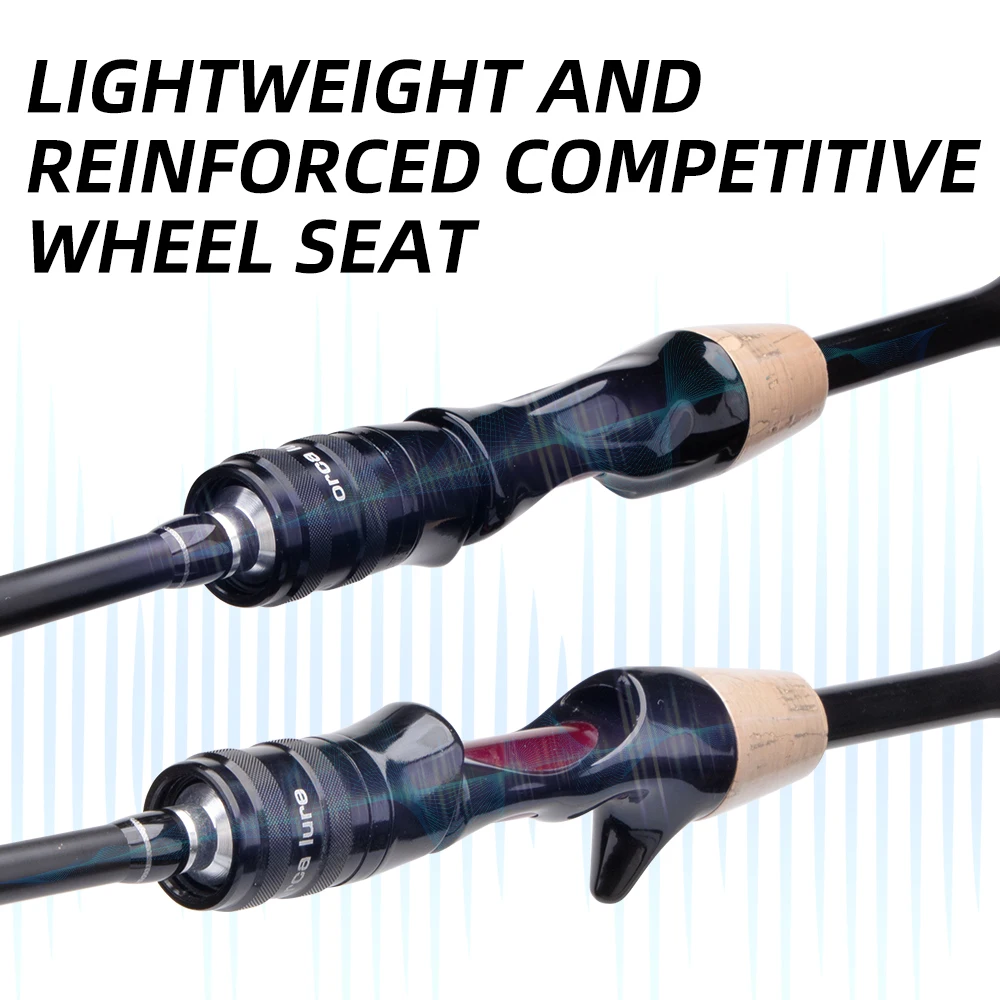 FISHINGFANS XYISHEN 1,68m 1,8m 2-teilige Angelrute aus Kohlefaser, Ultraleichte L-Casting Angelrute – Detail 9