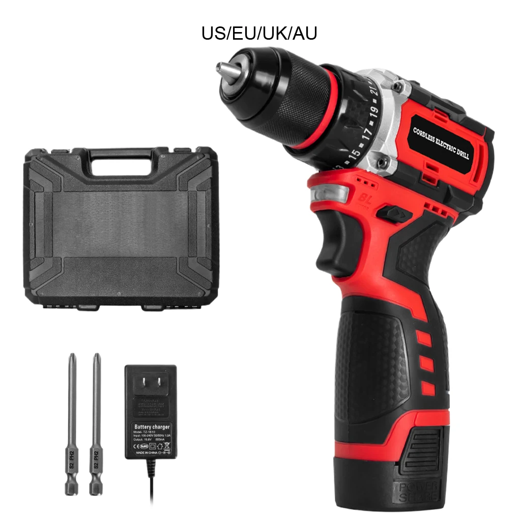 

HILDA 16.8V Multi Functional Brushless Lithium Electric Drill Charging Impact Drill Screwdriver Hardware Tools