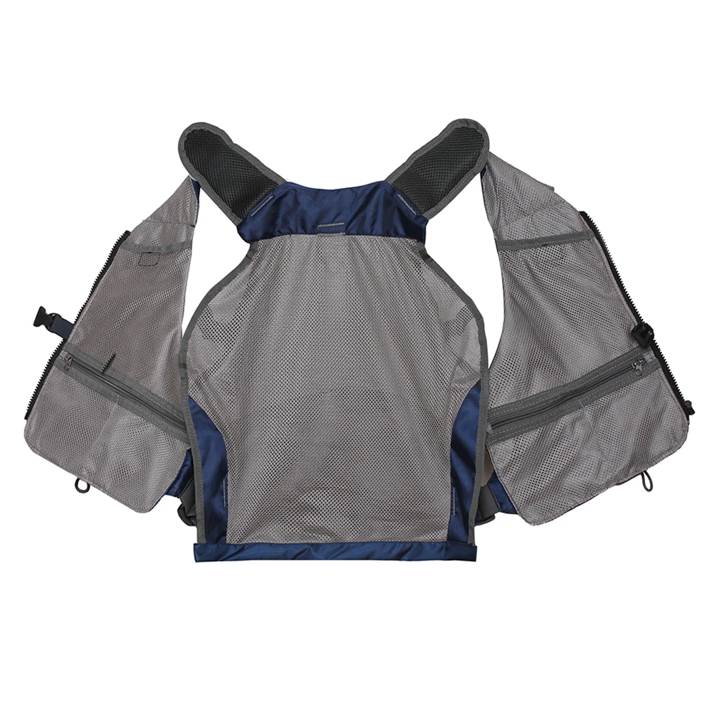 Fly Fishing Vest for Men Women, Comfortable Adjustable Fishing Vest with Multi-Pockets