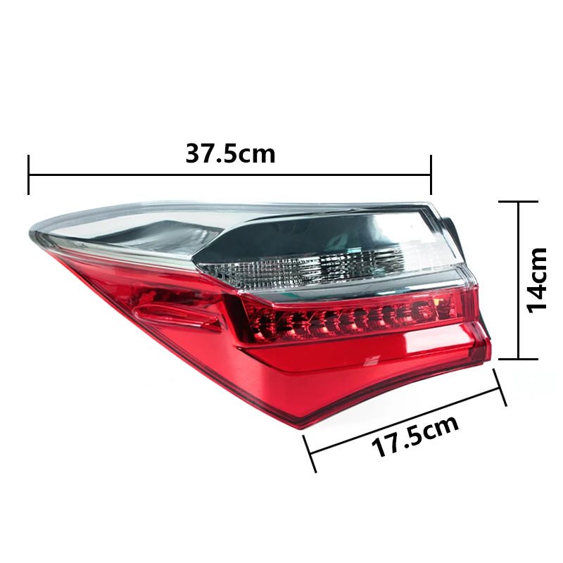 For Toyota Corolla Hybrid 2014 2015 2016 2017 2018 Leather Version Taillights Reverse Light Turn Light Brake Light Parking Light