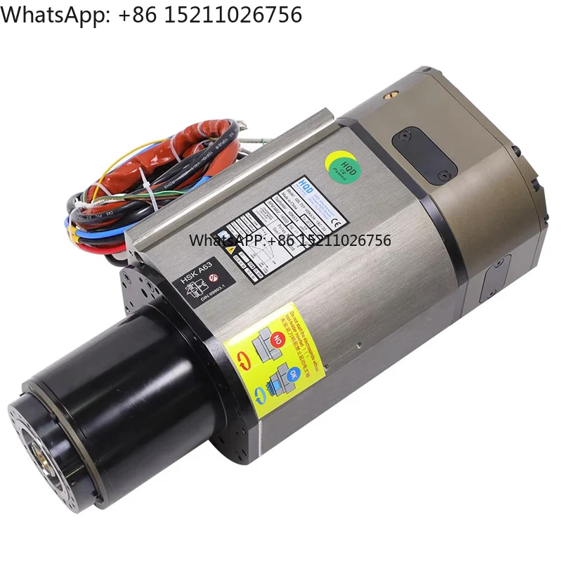 18000RPM Water Cooled 20KW CNC Spindle Motor with ATC Permanent Magnet Synchronous Bearing 380V for Milling