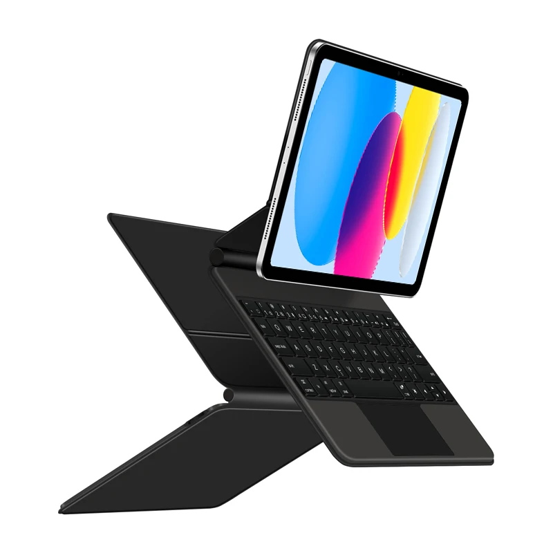 Magic Keyboard For iPad 10 10th A16 11th Pro 11 2022 2021 2020 Air 4 5 10.9 Case Keyboard Smart Multi-Touch TrackPad Backlight