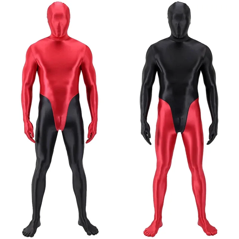 

Full Bodysuit Cosplay Red Black Superhero Costume 3D Printed Spandex Zentai Suits Adult Man Woman Outfits Halloween Costume