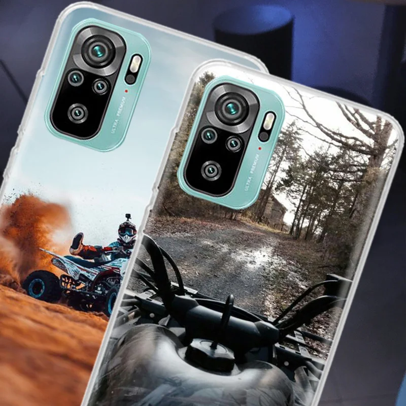 Four Wheeled Motorcycle off-Road Journey Phone Case For Xiaomi Redmi Note 12 11 Pro Plus 5G 12S 10S 11S 4G 11T 11S 11E 10 9T 9 9