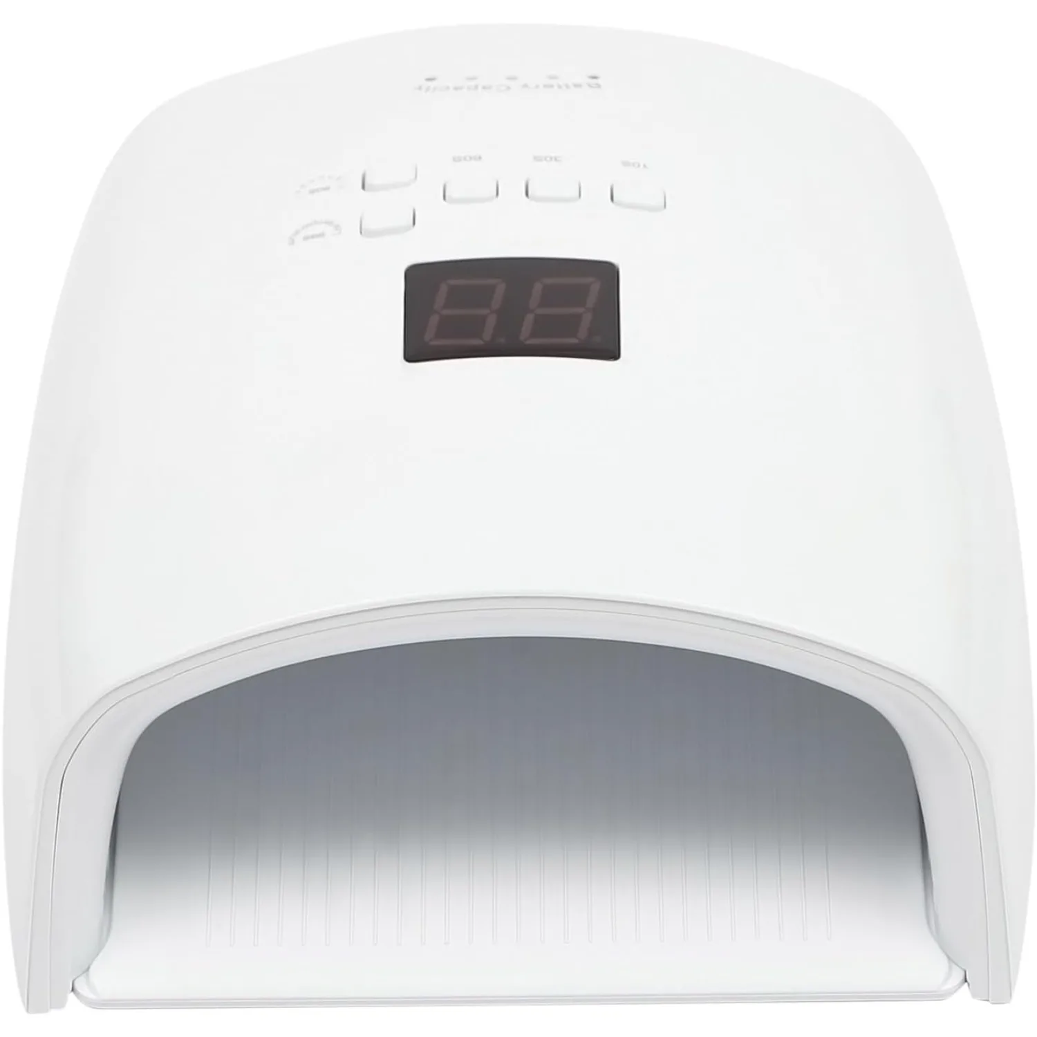 48W Cordless UV LED Nail Lamp Rechargeable Nail Dryer Auto Sensor Nail Lamp with 5 Timer Settings and LCD Display for Home