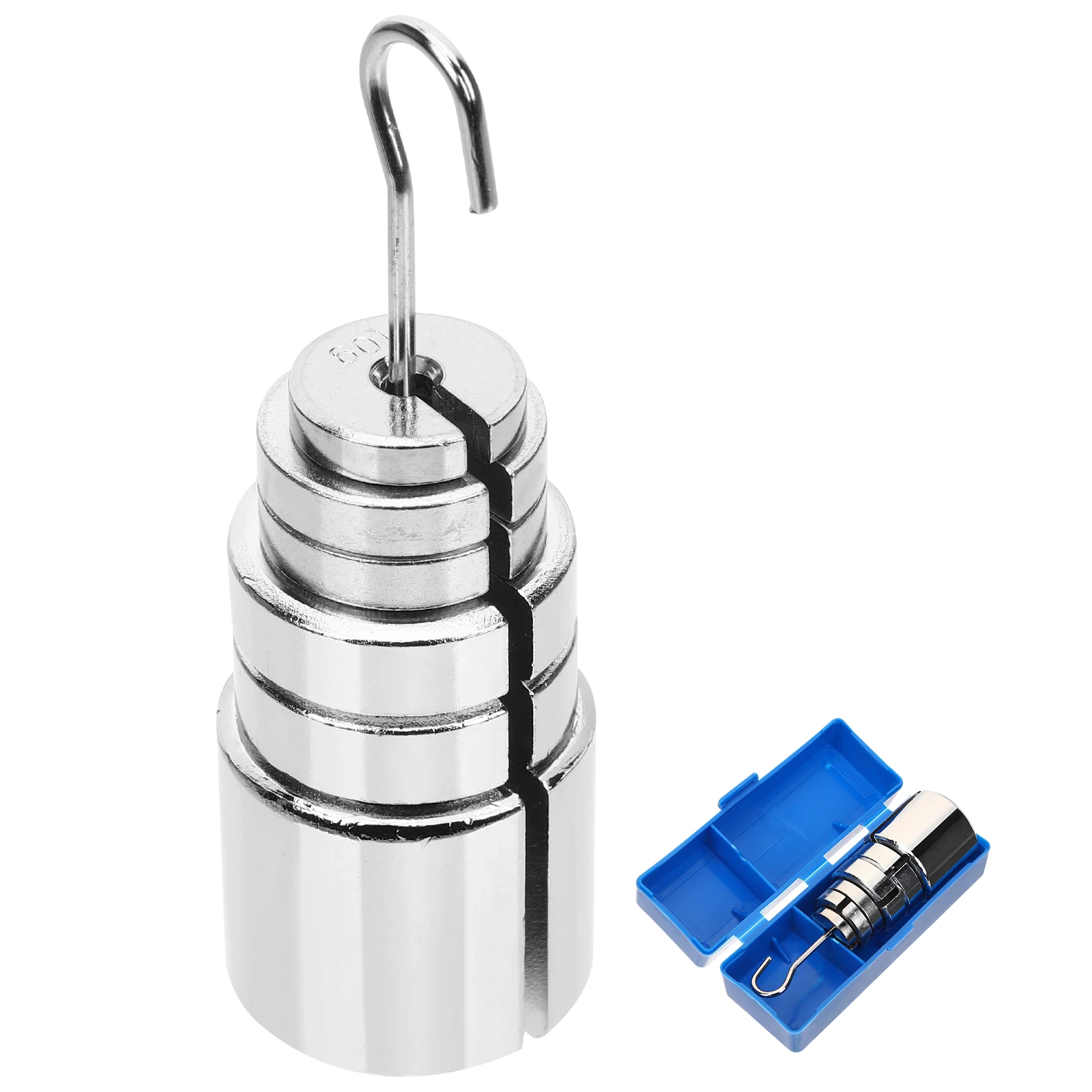 

Slotted Mass Set 350g Metal Weights with Hanger for Physics Lab Experiments Science Education Mechanics Instruments