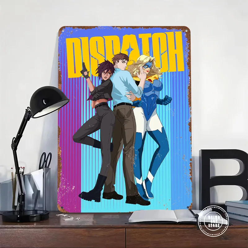 Dispatch Cover Art Poster Customized Wall Art Vintage Metal Signs Retro Tin Plaque for Man Cave Decoration Room Home Decor House