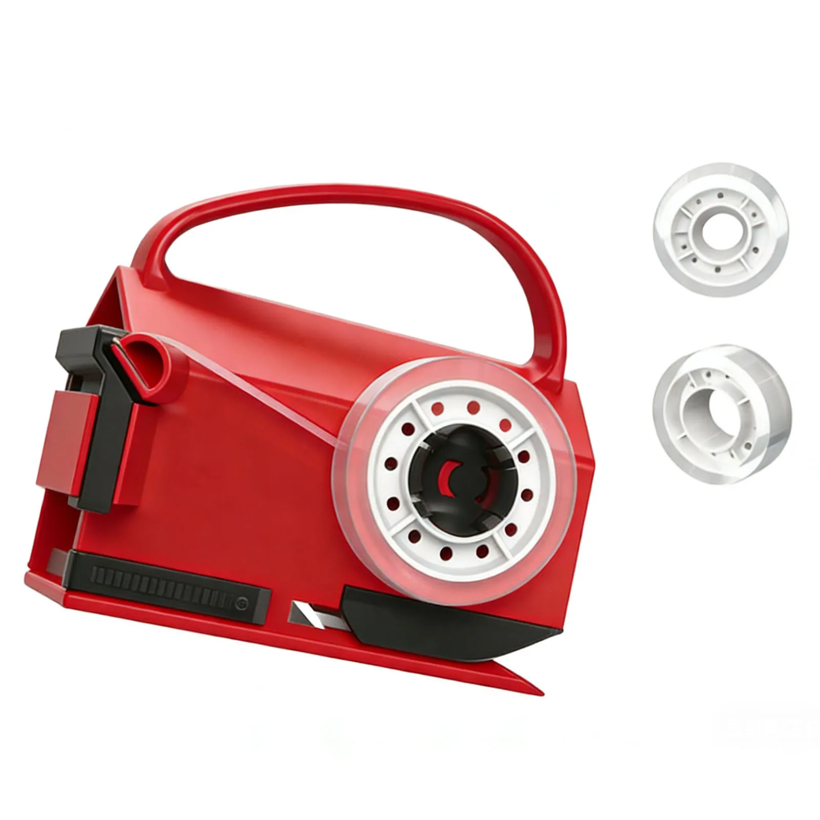 

Резак для рулонной бумаги и ленты с ручкой, прямой режущий инструмент для упаковки подарков, красный инструмент для резки подарочной упаковки