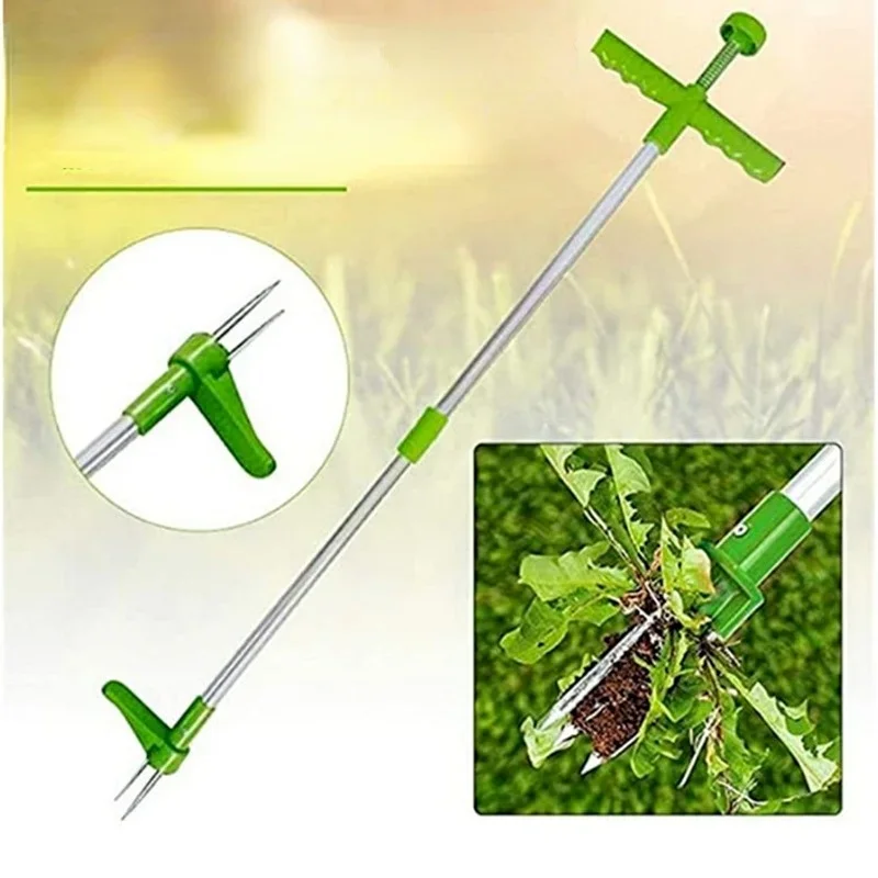 

Aluminum Tube Claw Weeds Remover Digging Wild Vegetables Artifact Garden Tools Weeding Root Killer Weed Puller Hand Tools