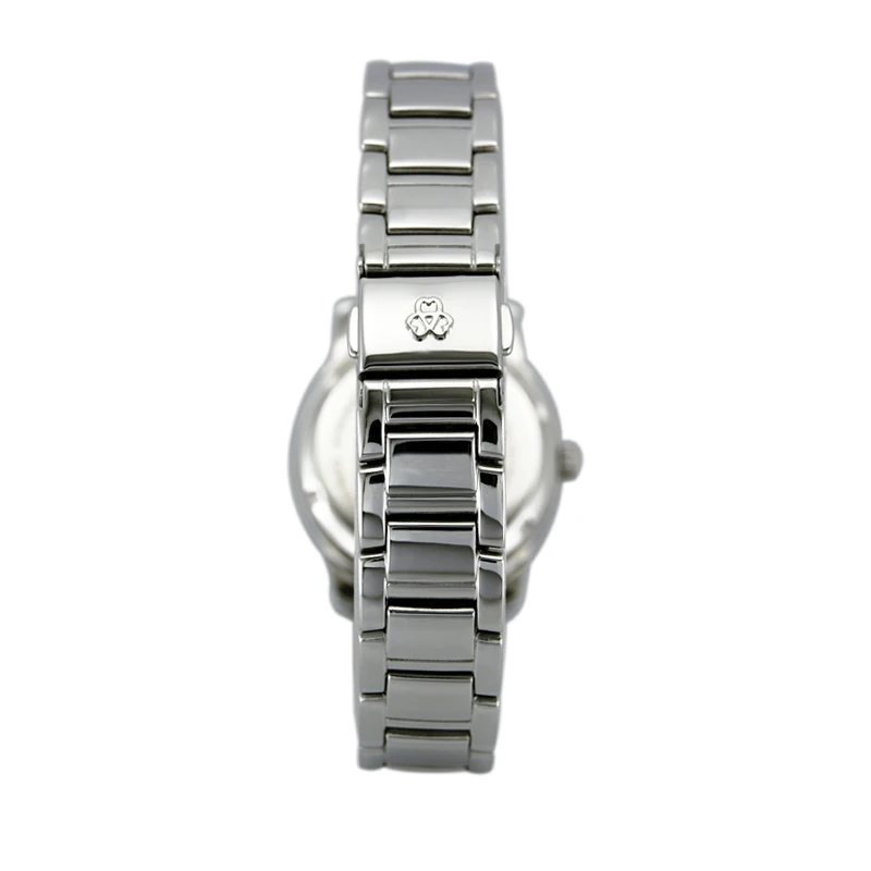 Women's Luxury Watch Stainless Steel Quartz Movement with Diamond Accents Fashion Crystal Display Leather Strap Calendar Feature