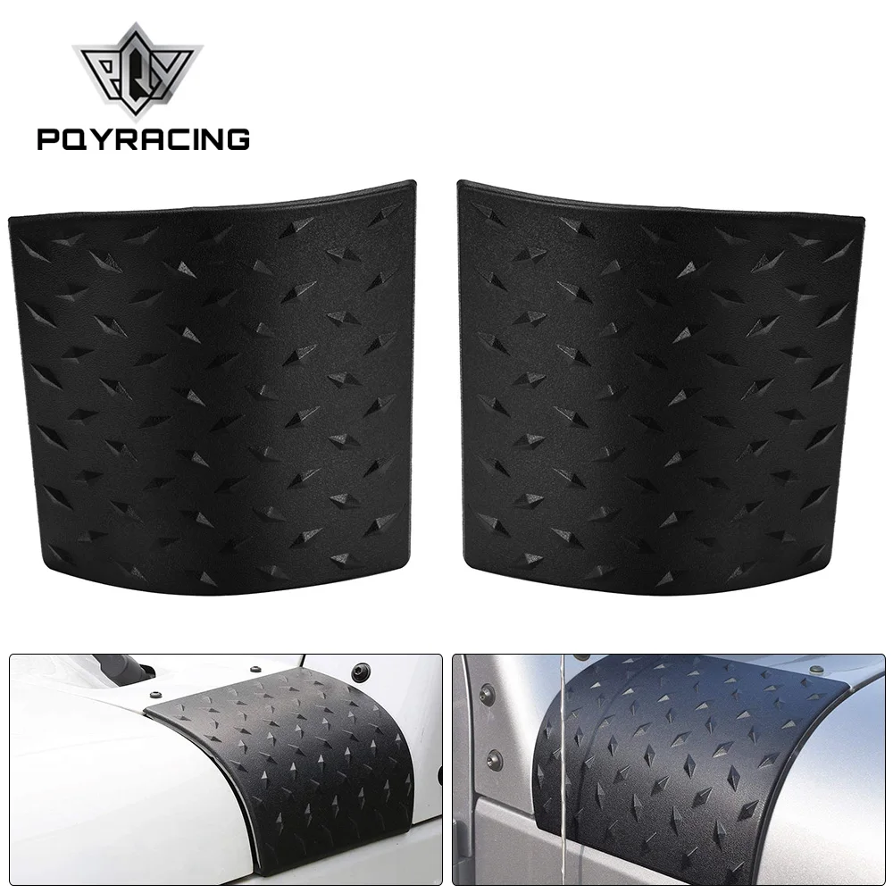 2PCS Black ABS Car Cowl Body Armor Outer Engine Hood Cowling Cover for Jeep Wrangler JK Rubicon Sahara Auto Styling Accessories