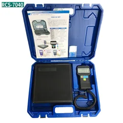  RCS-7040 REFRIGERANT CHARGING SCALE Refrigerant Filling Scale High-precision Portable Refrigerant Freon Filling Scale