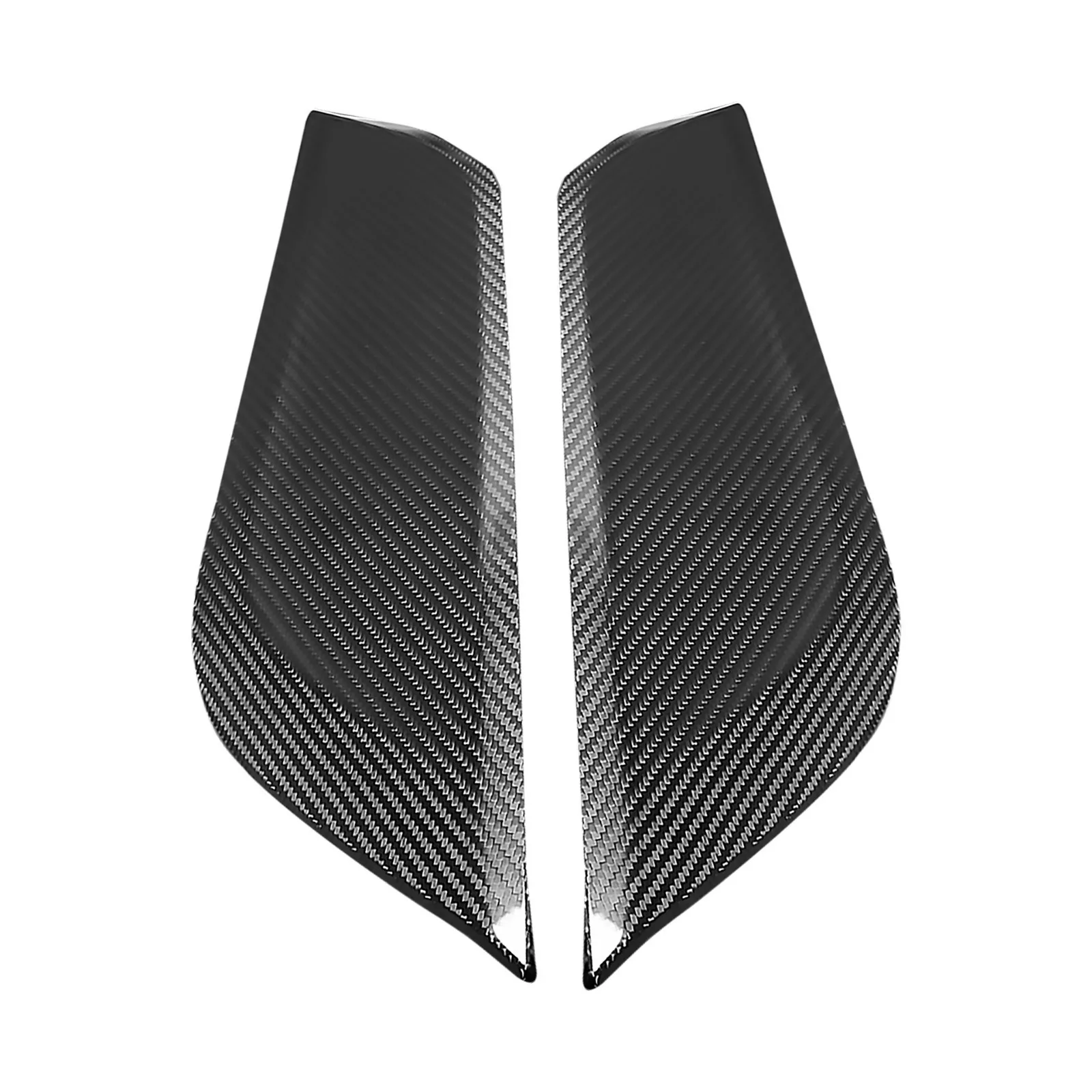 Carbon Fiber Interior Center Console Side Panel Trim For Ford Mustang 2015- 18