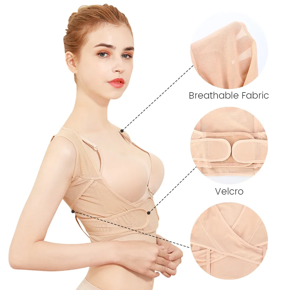 Posture Corrector Corset Shapewear Shaping Slimming Body-hugging Underwear Belt Lumbar Back Posture Correction Bandage For Women