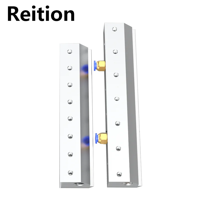 Reition 30-3000mm Air Knife Aluminum Alloy Strip Air Knives wind Nozzle Industrial  super Air Knife for bottles drying cooling