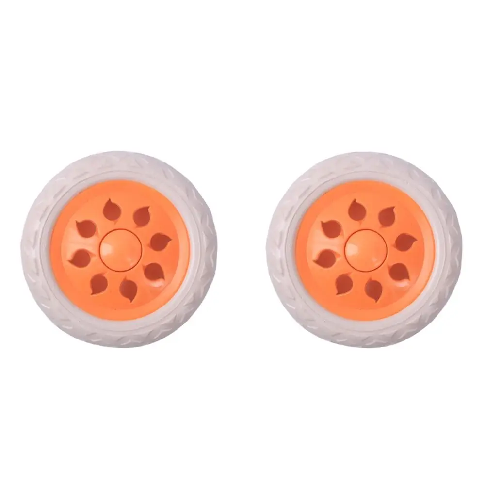 2Pcs Portable EVA Shopping Cart Wheels 6.3Inch Replacement Tire Wheel Anti Slip Flexible Travelling Trolley Caster