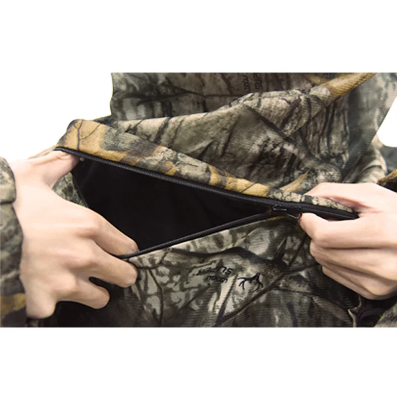 Outdoor Sniper Ghillie Suit Hunting Camouflage Clothing Mesh Hooded Mosquito Repellent Beekeeping Fishing Mesh Mens Suits