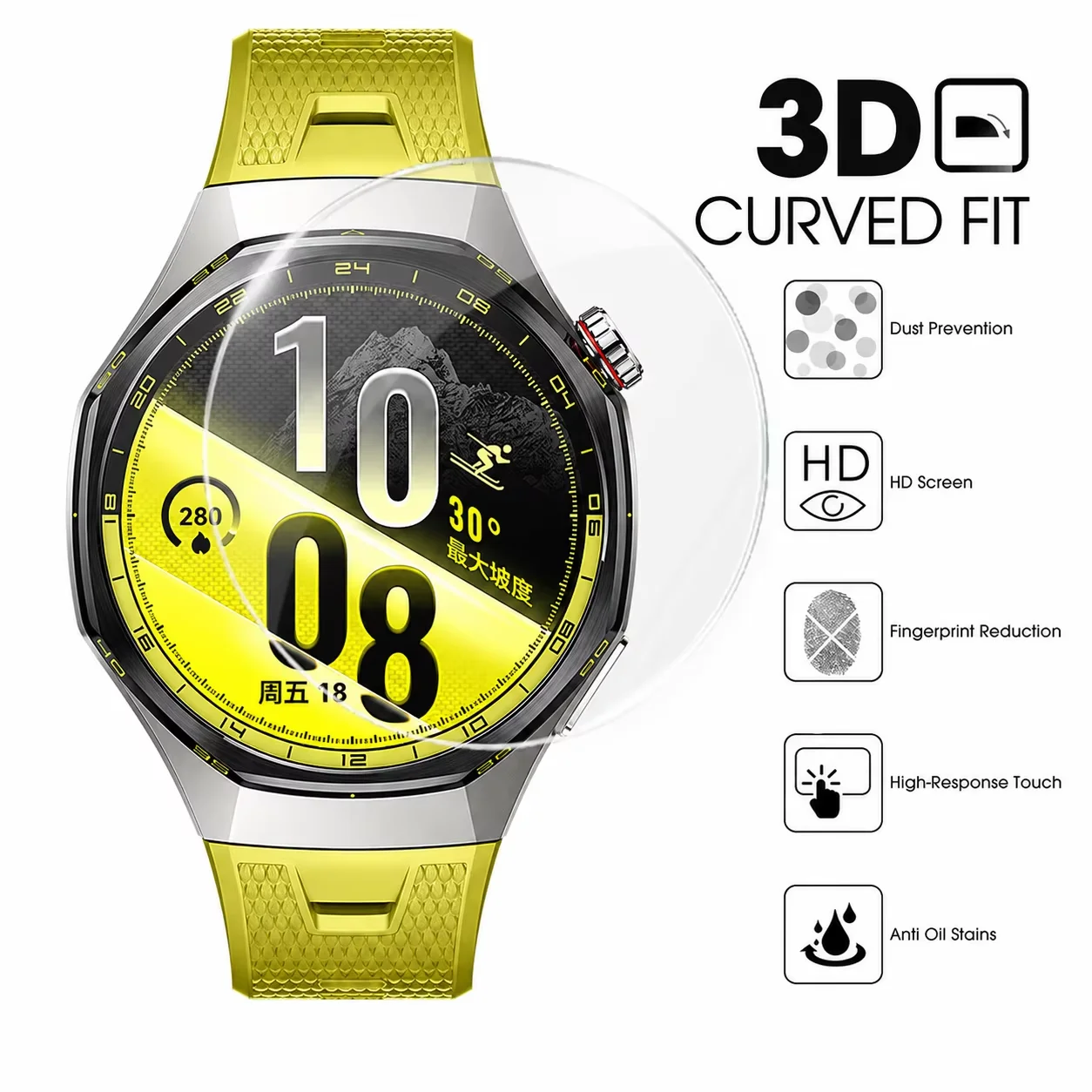 For Huawei Watch GT7 41mm GT7 Pro GT6 Pro 46mm Easy Installation Tempered Glass Screen Protector Films for Huawei Watch GT7 46mm