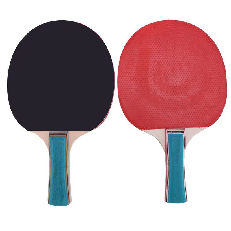 

2Pcs/Set Ping Pong Paddle Solid Wood Rubber Professional Training Carbon Ping-Pong Bat Racket Trainings Table Tennis Rackets