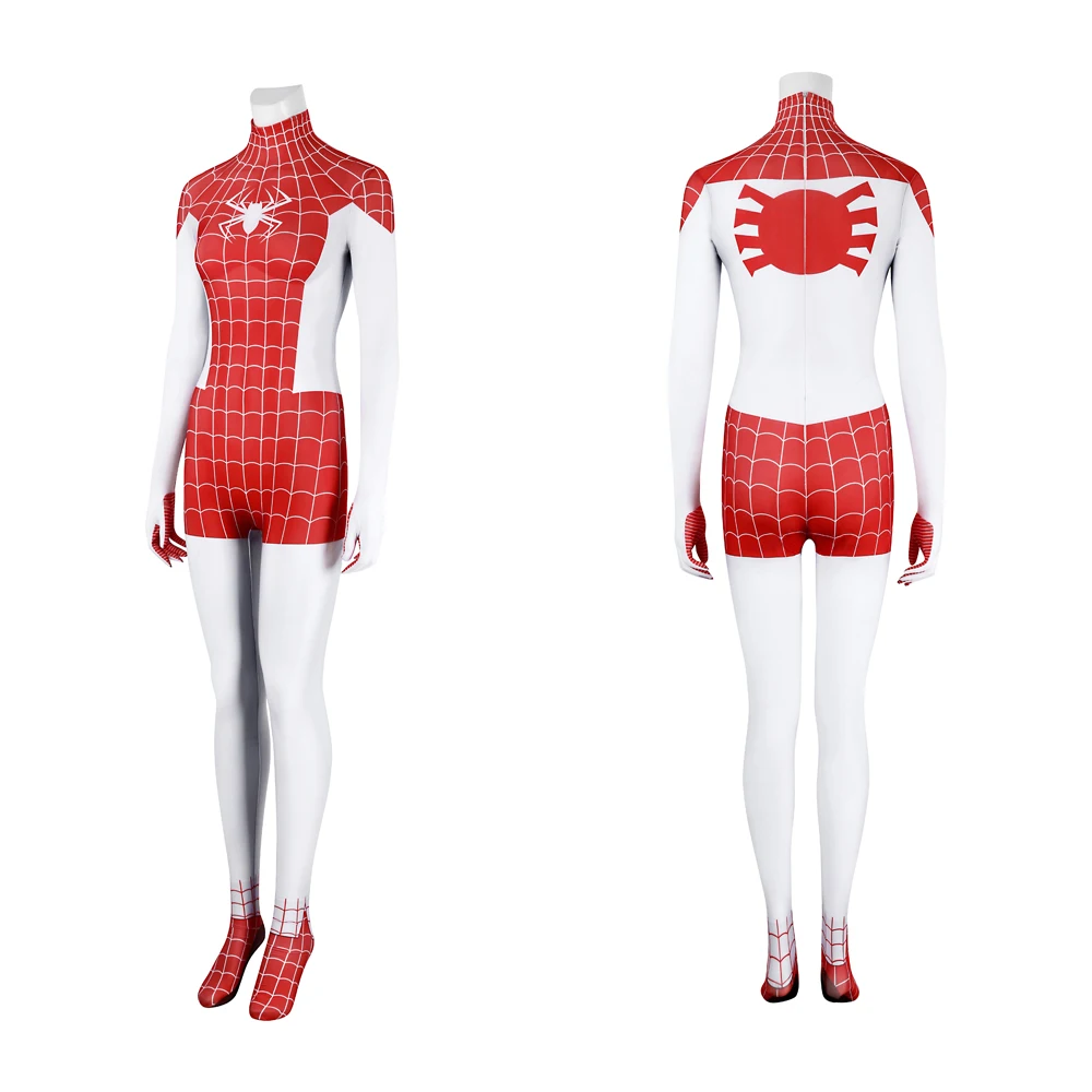

Sexy Spider Women Cosplay Crimson She-Devil Costume Anime Earth - 18119 Roleplay Halloween Party Carnival Uniform Onlycos