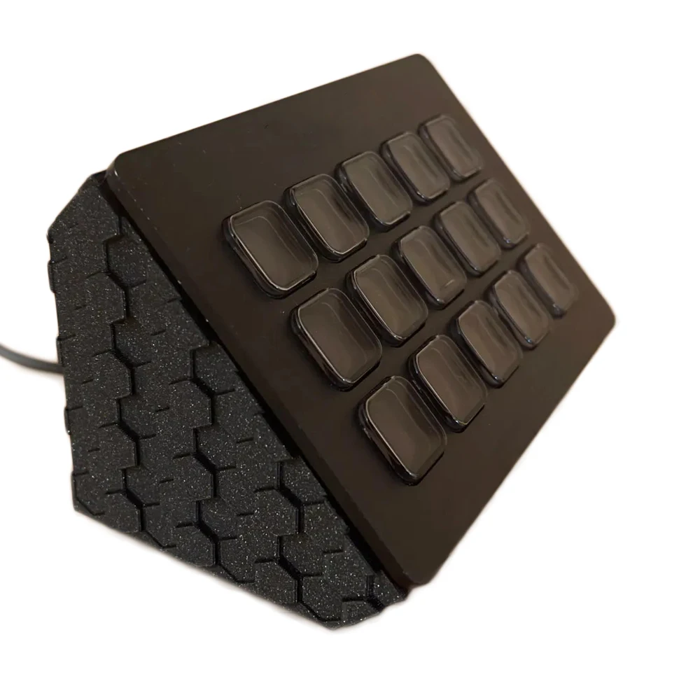 

for Stream Deck Desktop Display Stand Keyboard Exhibition Base Black for Stream Deck Game Console Bracket