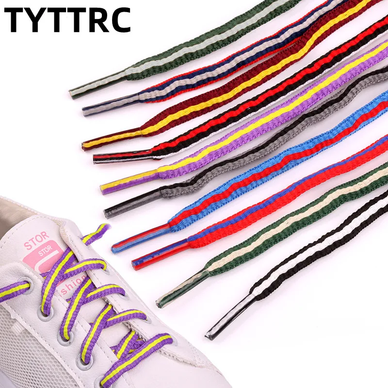 1pair Thicken Laces Shoe Athletic String No Elasticity Flat Shoelaces Of Sport Leisure Women Sneaker Lacet Shoelaces Accessories