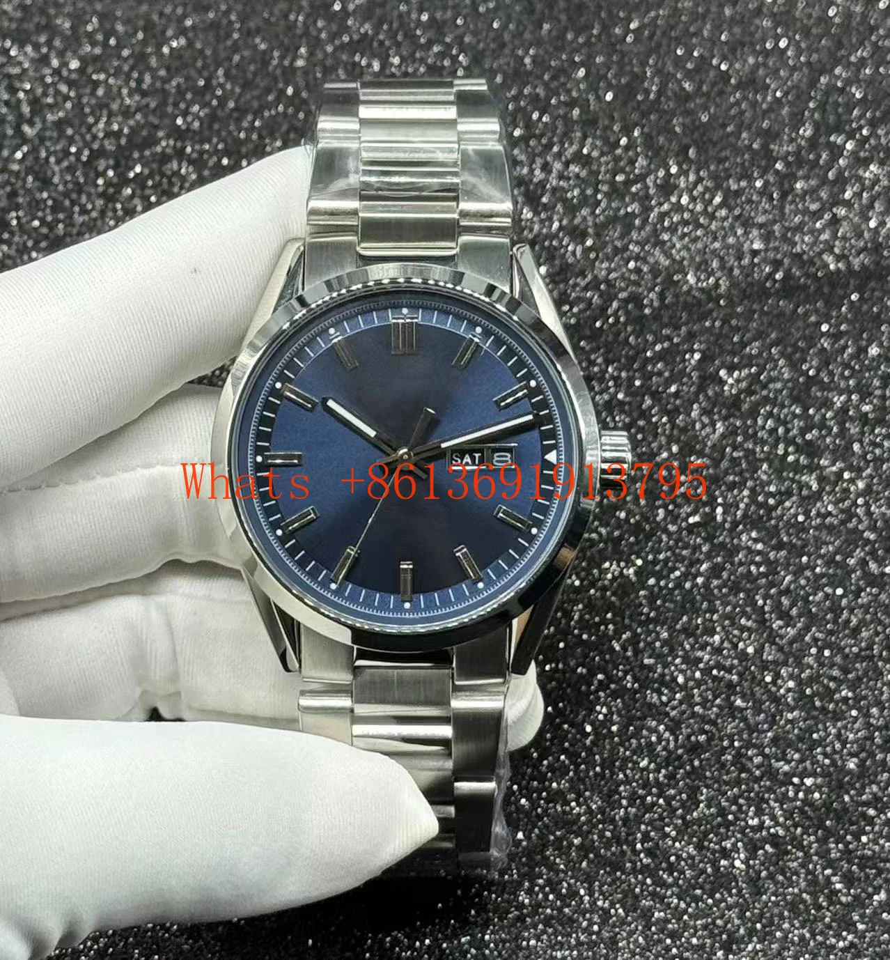 Luxe merk Super Clone 904L roestvrijstalen automatisch mechanisch sport herenhorloge Roestvrijstalen horloge met volledige kalender