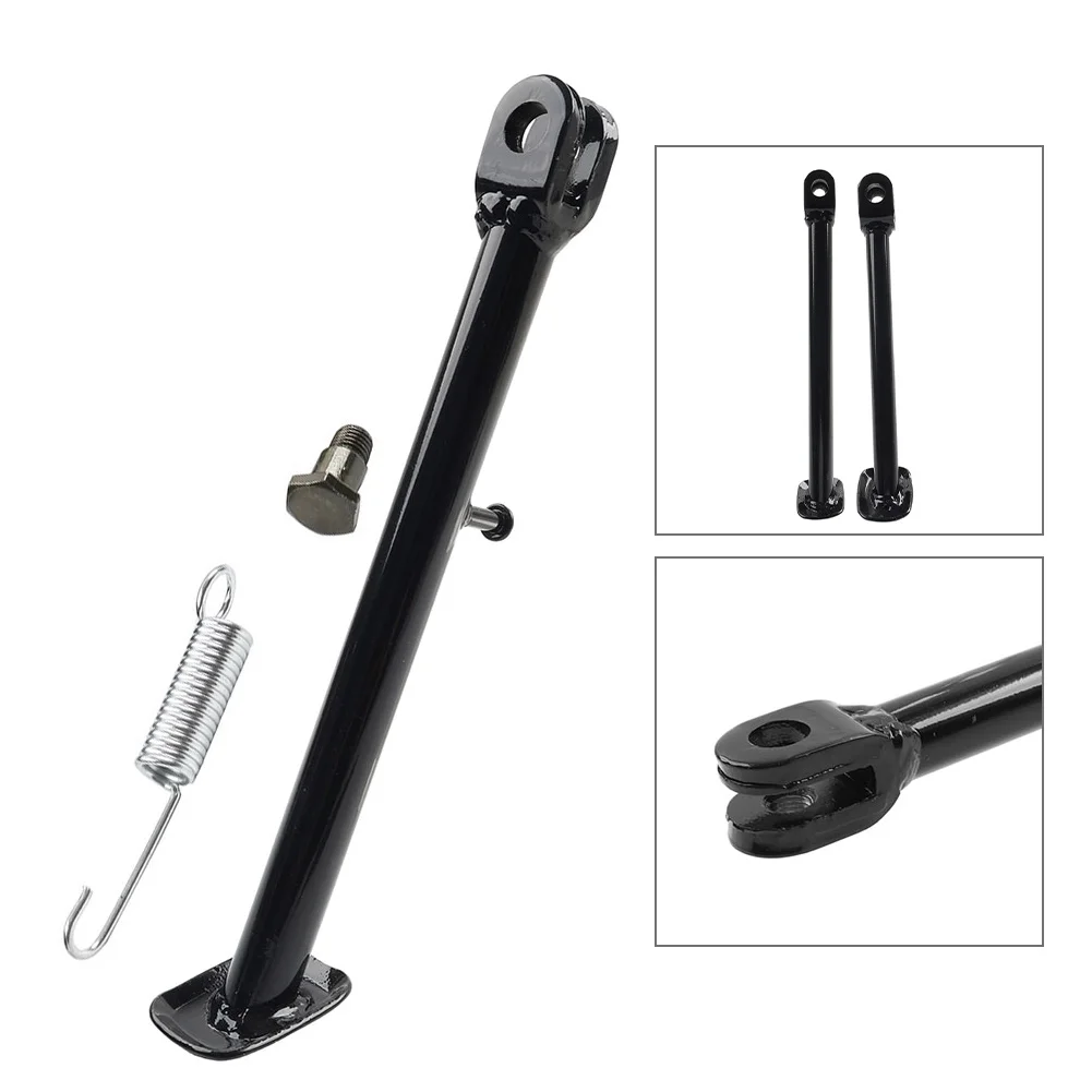 Black Motorcycle Kick Side Stand For Honda Z50 Z50A Z50J Z50R Mini Trail Monkey Bike 10'' 8'' Wheel
