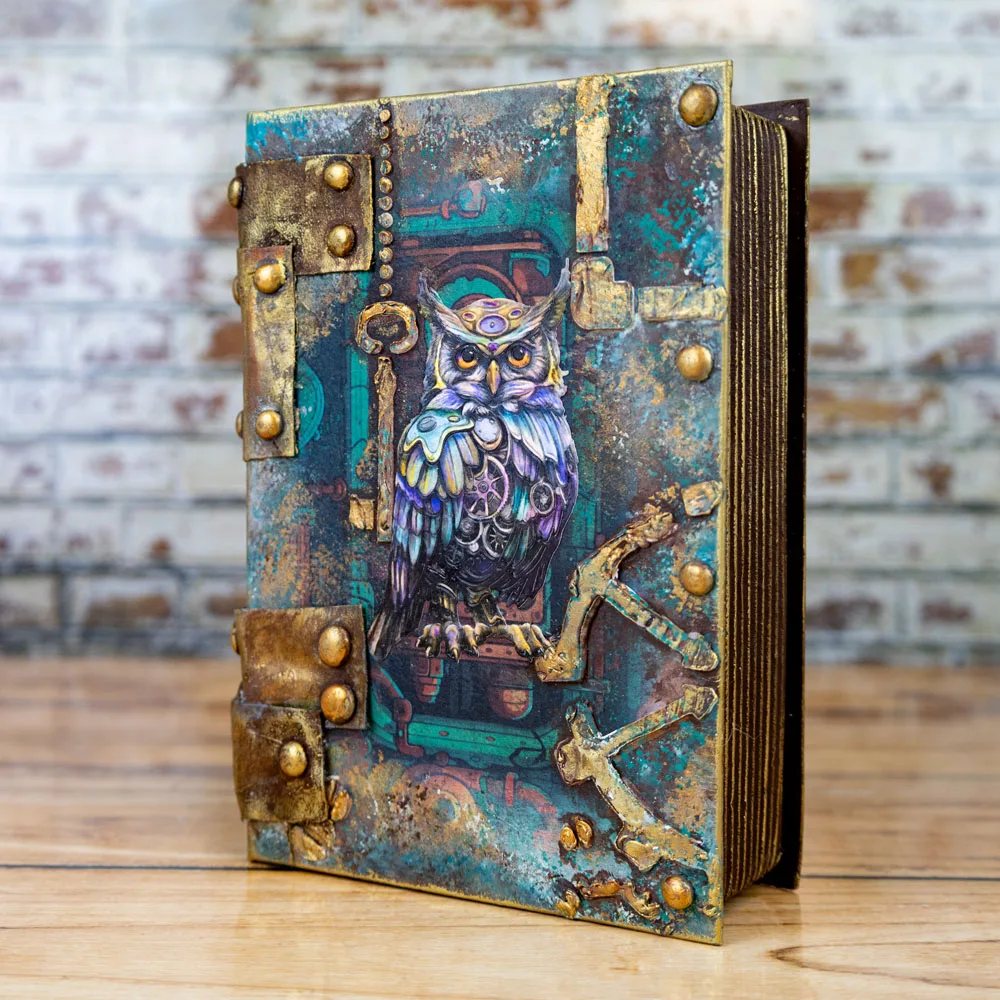 ختم القطع المعدنية لسكرابوكينغ ، رفرفة بالساعة ، كوربين ، وقت رافينا ، دودامين ، لانغدون ، أعمال البخار ، مذكرات ، استنسل الديكور #6