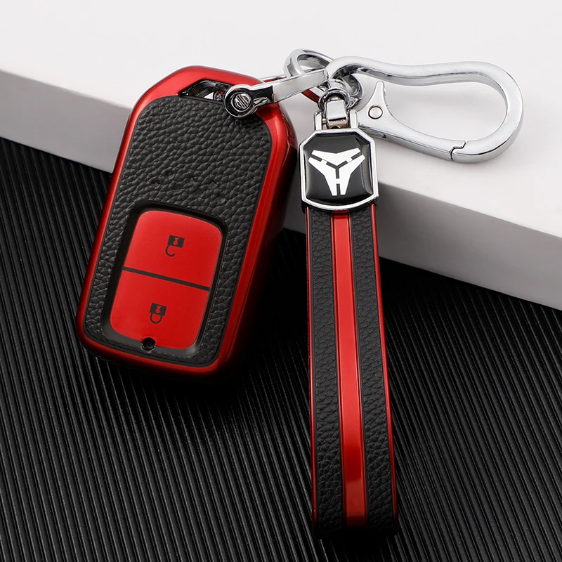 بولي TPU الجلود شل حامل حامي لهوندا CRV CR-V صالح سيفيك أكورد HR-V HRV مدينة أوديسي XR-V غطاء مفتاح السيارة عن بعد