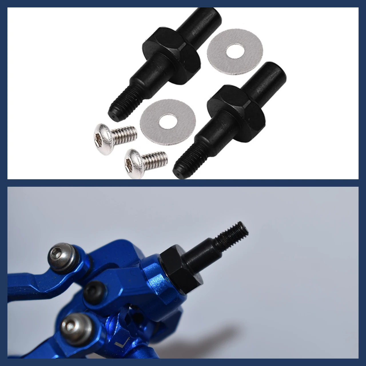 

ГПМ # Ось переднего колеса из закаленной стали 45, для LOSI 1/18 Mini-T 2,0 1/16 Mini-B