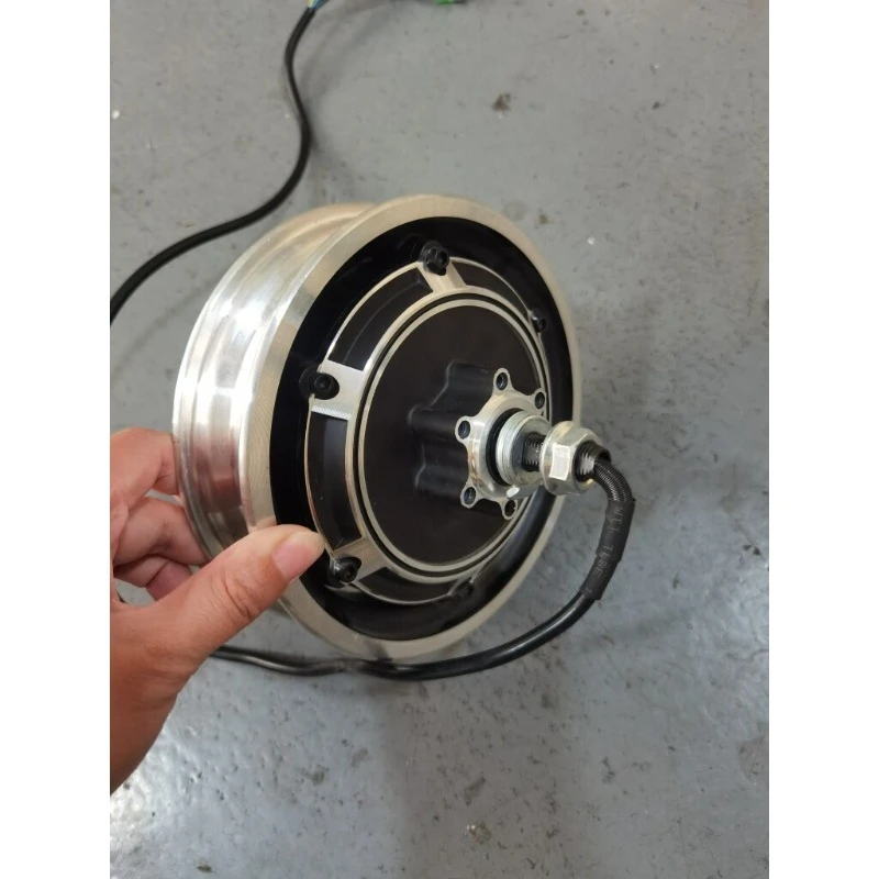 Disc brake wheel hub brushless scooter electric vehicle motor with 10*2.5 inner and outer tire