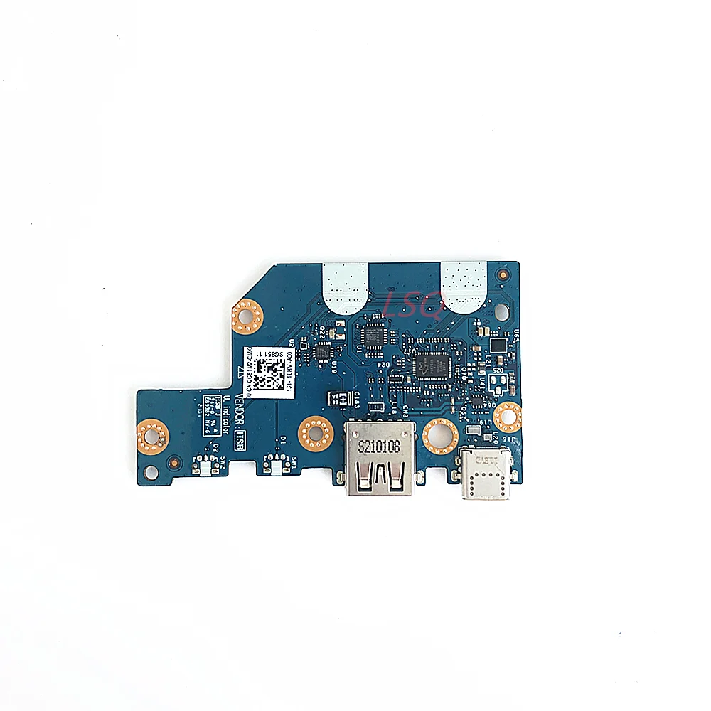 LS-G851P For Dell 11 3100 2-in-1 Chromebook Power and USB Daughterboard with Cable CN-0G61M2 G61M2 100% Test OK