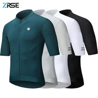 ZRSE-Camiseta de ciclismo para hombre, manga corta de secado rápido UPF 50+, Anti-UV, ajustada, transpirable, camiseta de Ciclismo de Carretera MTB, nueva