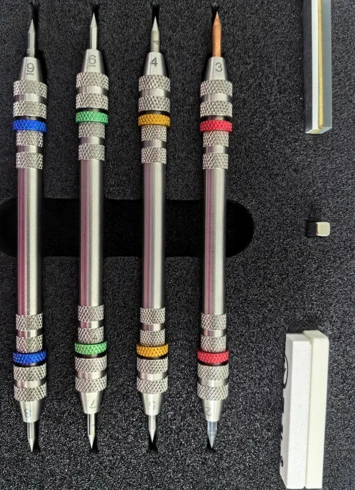 Mohs Hardness Pen for Floor ramic Tiles Grs 2-9, Mohs Hardness Tester