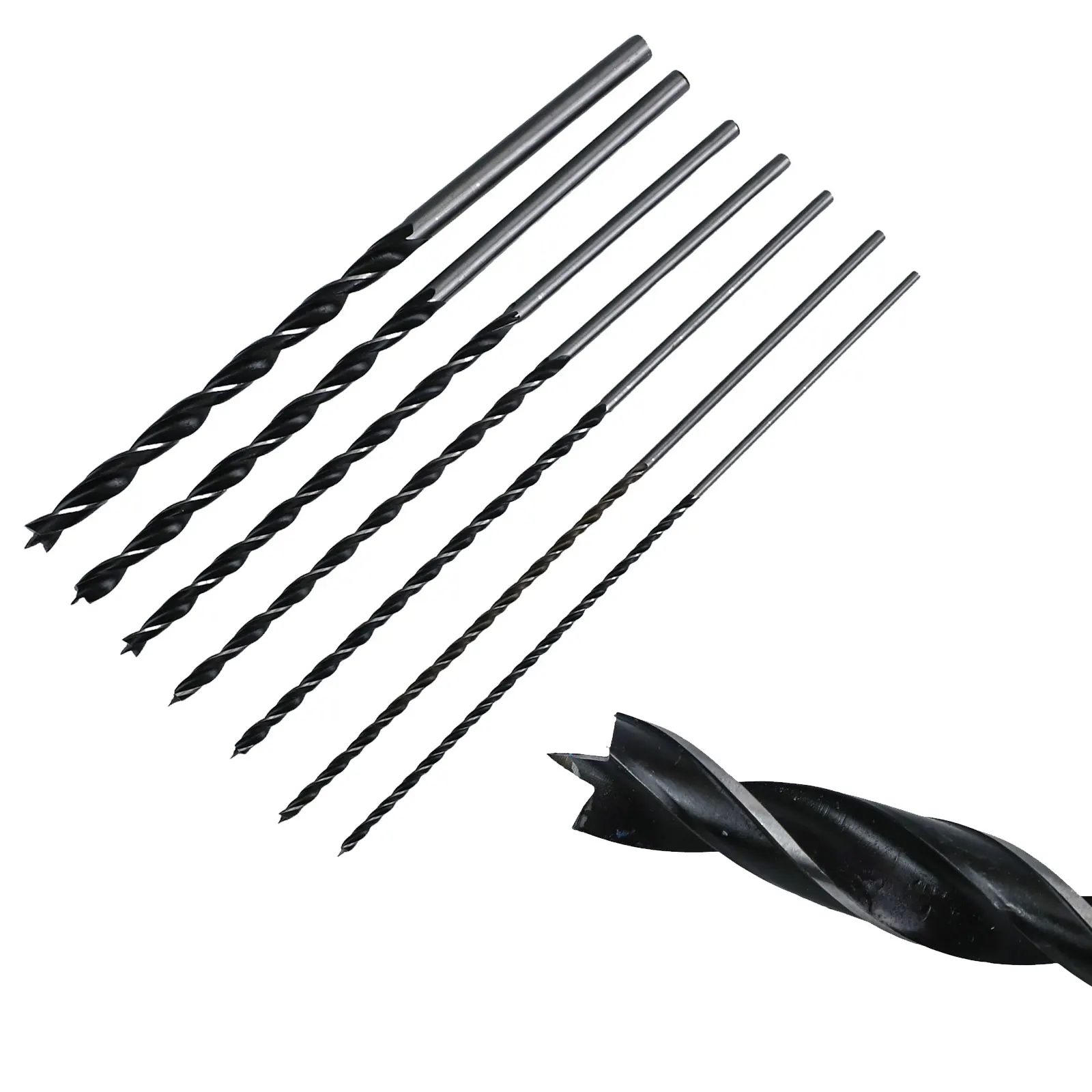 

7pcs Wood Drill Bit Woodworking Drill Bit With Center Point Spiral Drill Bit For Drilling Holes Power Tools 4/6/7/8/10/12mm