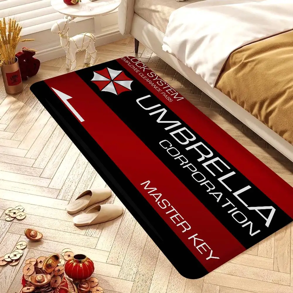Resident Evil Umbrella Us Troops Door Mat Kids Room Bedroom Decoration Balcony Anti-Slip Doormat Living Room Doormat Area Rug