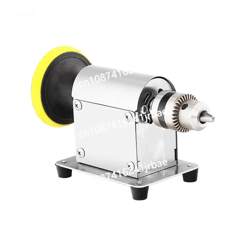 Jewelry Rock Mill Polishing Machine Benchtop Polisher Polisher with 20pc Sandpaper Universal Grinding Machine Bench Lathe Polish