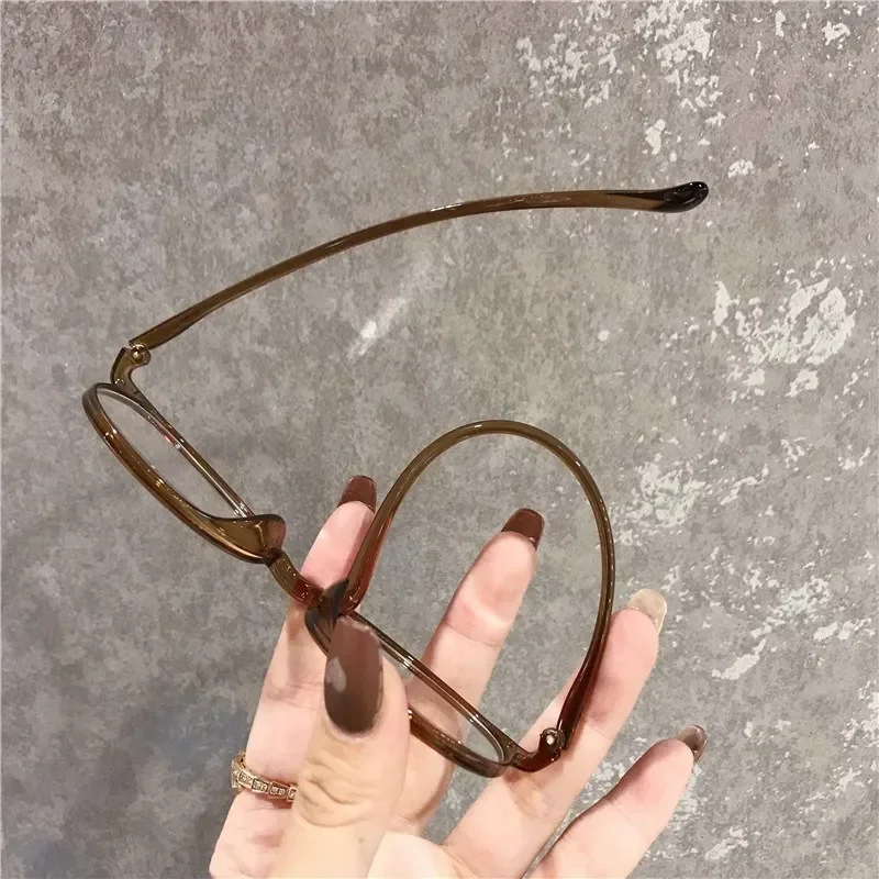 Retro Small Oval Frame Myopia Glasses Minus Glasses Frame with Degree Round Women Nearsighted Eyewear 0 -1.0 1.5 2.0 2.5 To -6.0