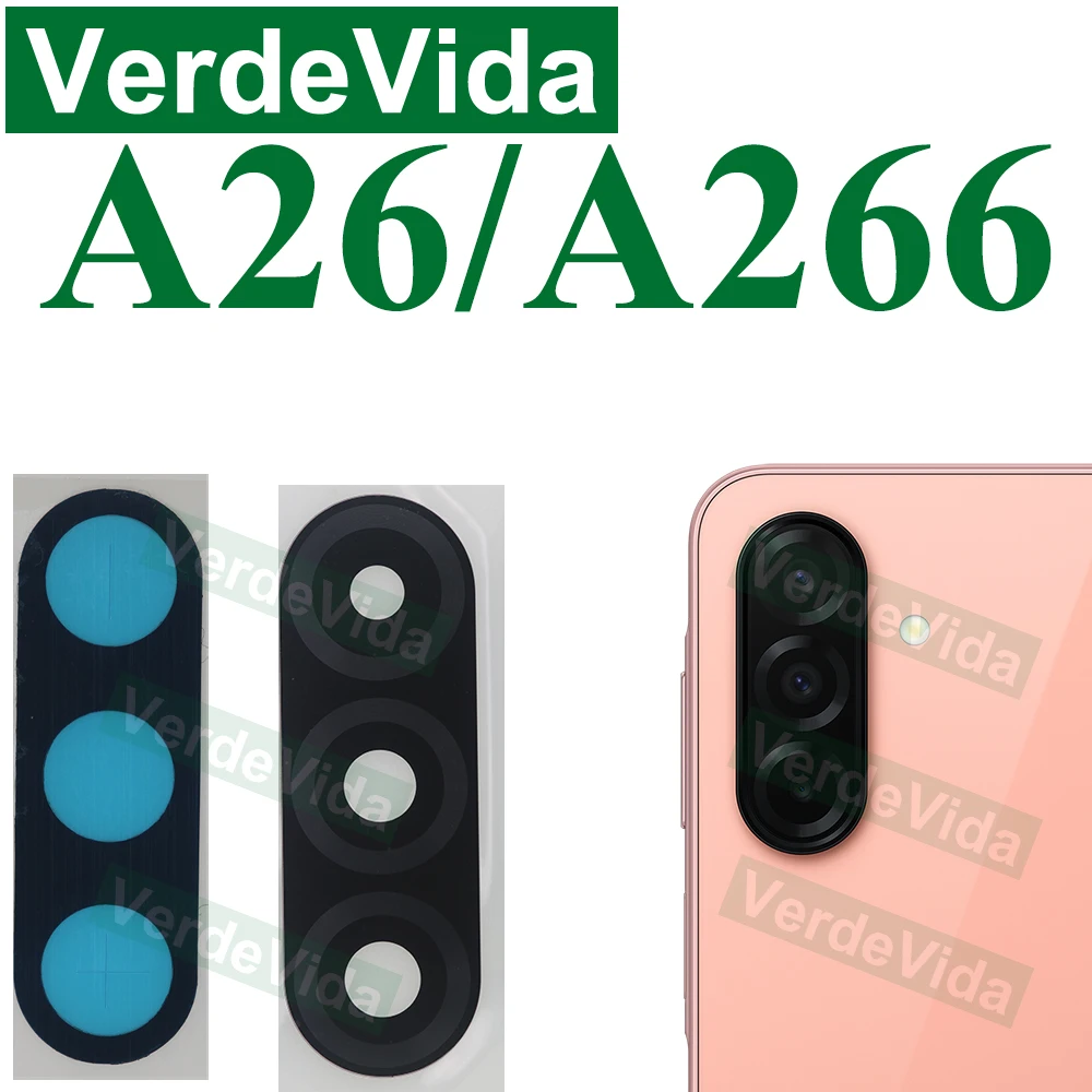 10Pcs Back Camera Glass Lens for Samsung Galaxy A36 A56 A16 A06 A26 A05 A15 A25 A35 A55 A05s A24 A34 A54 Ahesive Glue Sticker image 5