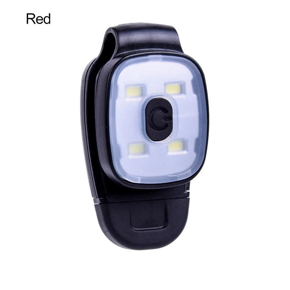 Multifunktions-LED-Clip-Lampe, leichte Warnleuchten, LED-Clip-Taschenlampe, wasserdicht, über USB wiederaufladbar, für Läufer – Detail 2