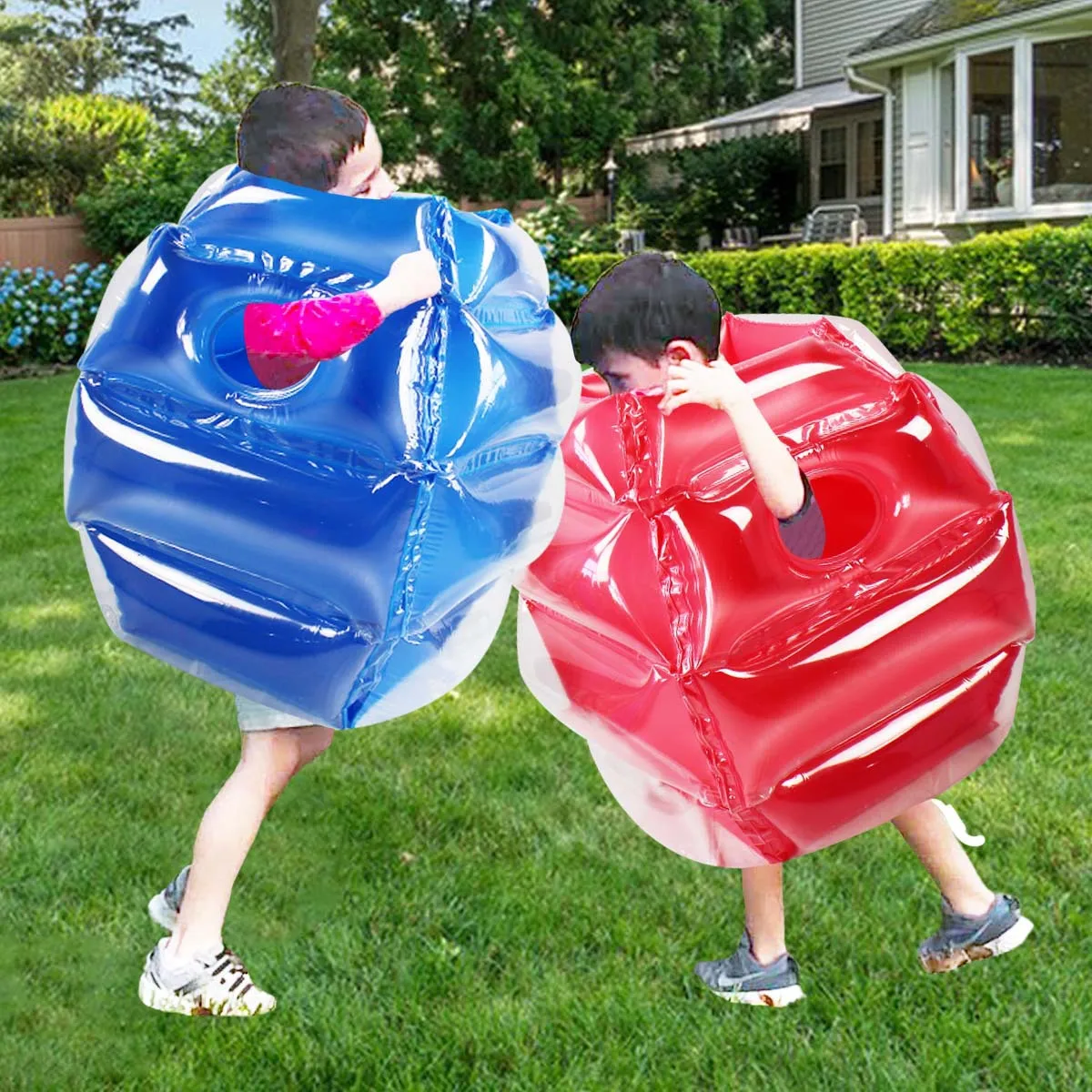 PVC Inflatable Bubble Ball - Kids Bumper Football Zorb Toy