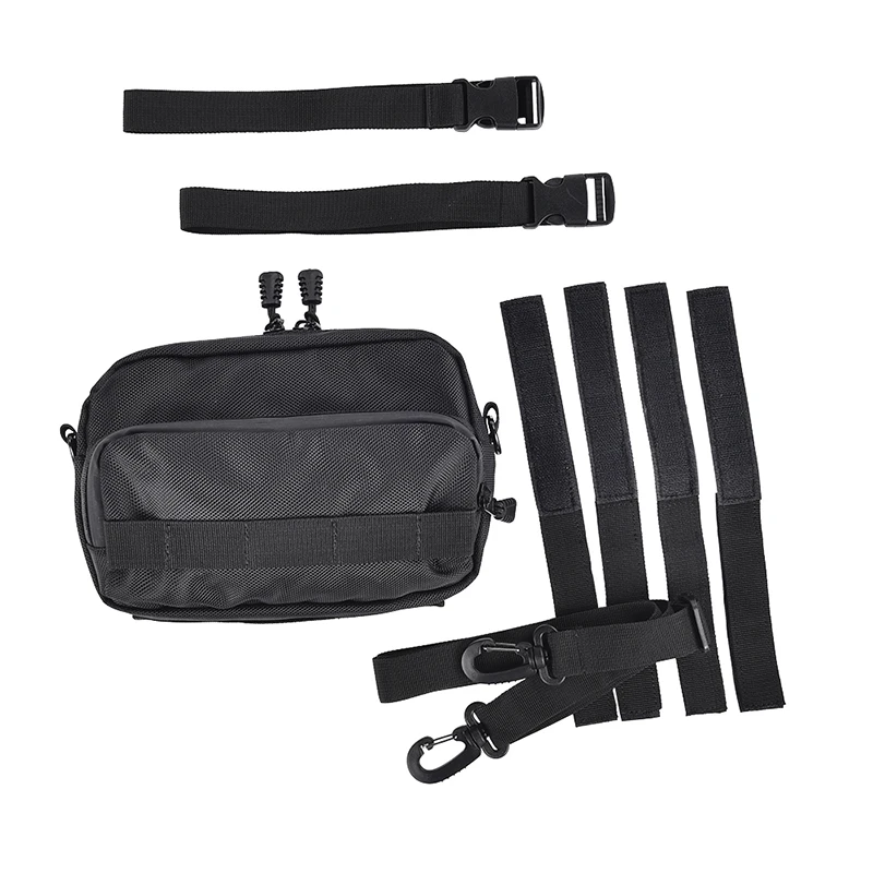 Motorcycle Handlebar Bag Barrel Bags Multifunction Storage Shoulder Bag For Cruiser Softail Sportsters For BMW Dirt Bike E-bike
