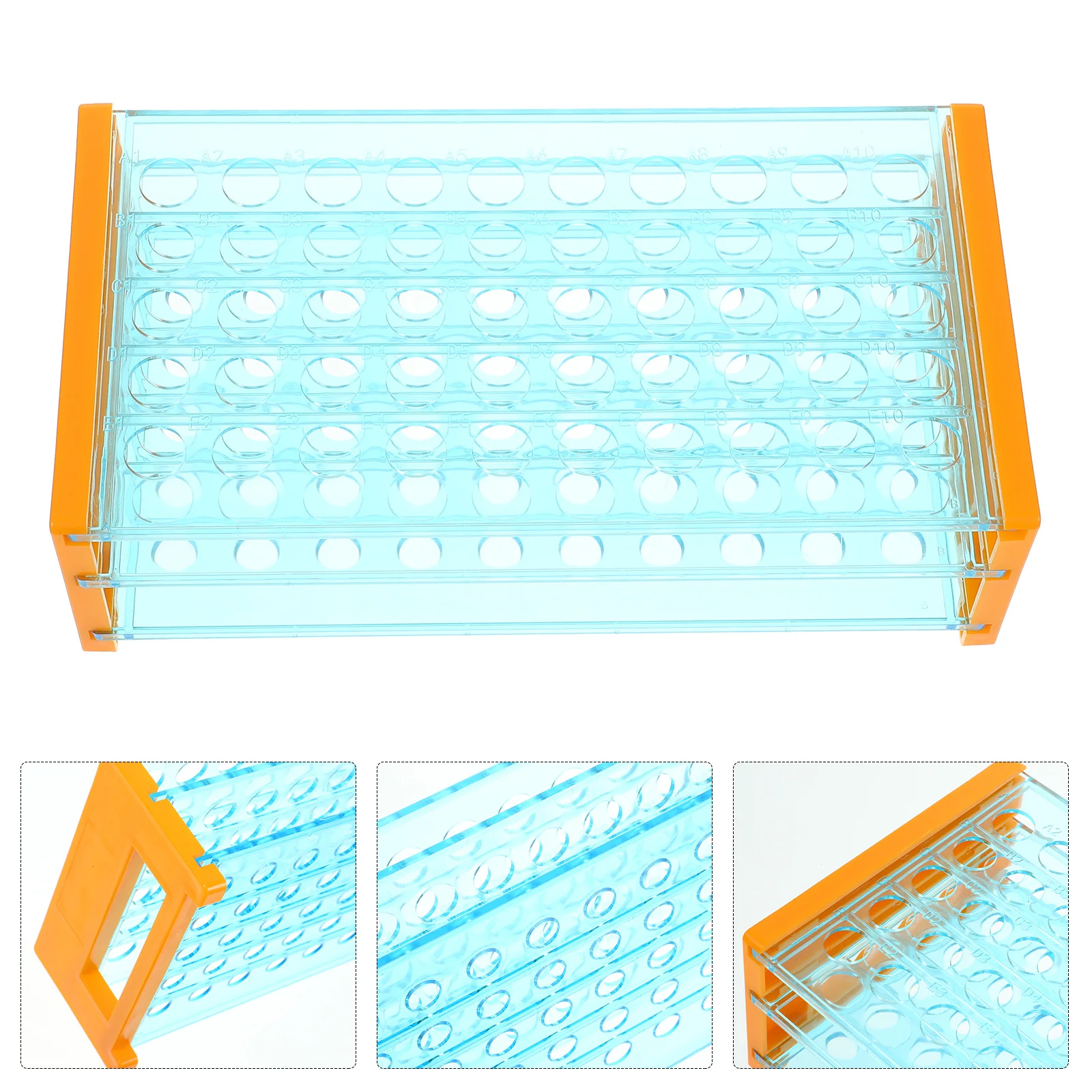 

Test Tube Rack Tubes Holder for Laboratory Storage Organizer Racks Bottle Stand