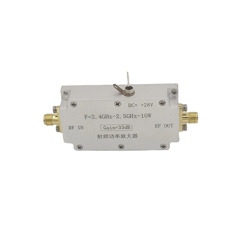 Módulo amplificador de potência PA de 2,4 GHz 10 W Módulo RF Amplificador RF Transmissão de imagem Extensor de controle de vôo