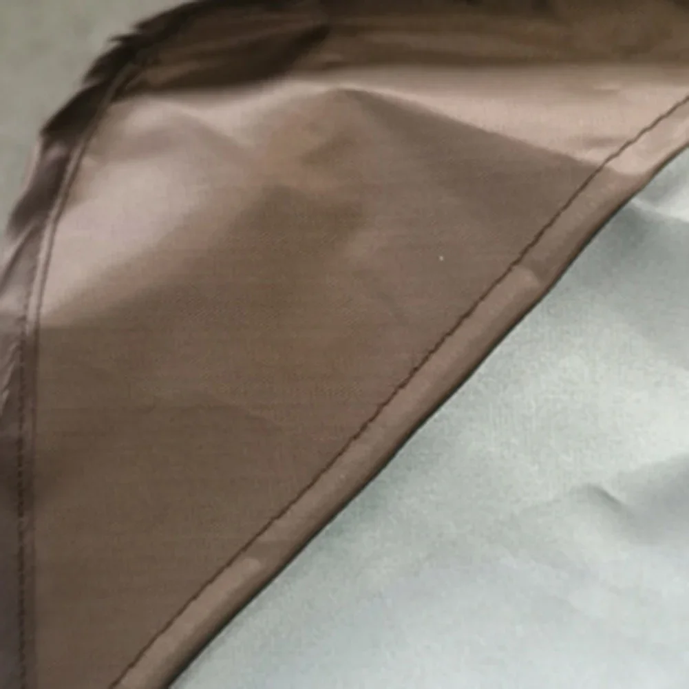 

Beige Swing Canopy Replacement 210D Oxford Cloth Reinforced Corners Wide Application Dust And Sunshade Protection