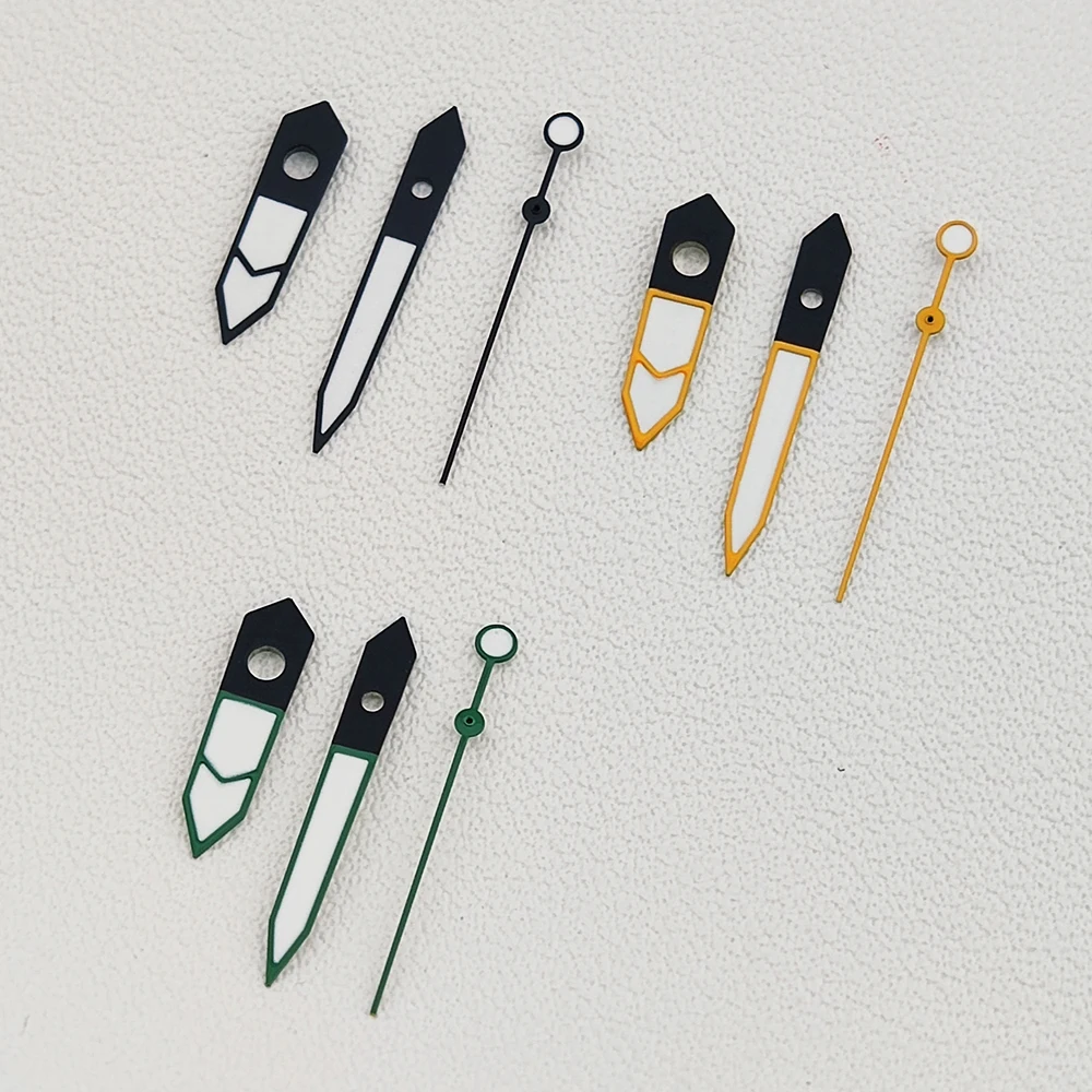 مشاهدة الأيدي C3 مضيئة الأيدي nh35 الأيدي أسود رمادي أصفر صالح NH35 NH36 4R35 حركات #3