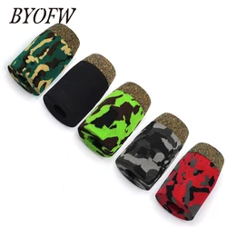 BYOFW 1 PC Camoulage EVA Spinning Fishing Rod Handle Grip Butt Split For DIY Pole Building Foam Repair Or Replacement Accessory