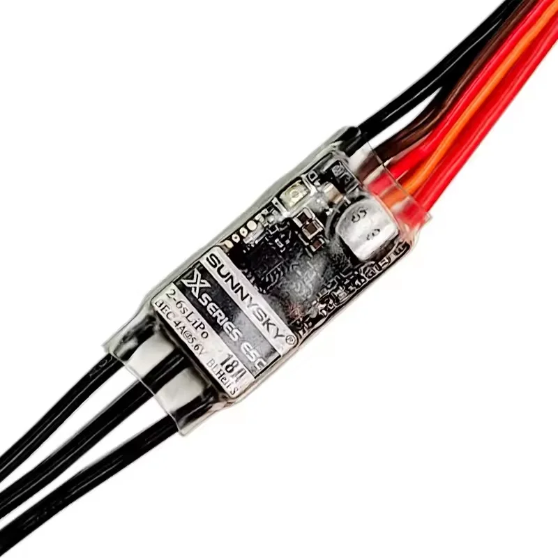 SunnySky X 18A Airplane ESC 2-6S 4A BEC BLHeli_S 32Bit Programming for X2204 X2206 X2302- X2305 Bushless Motor 3D 4D F3P Control
